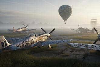 design a cinematic game scene or environment