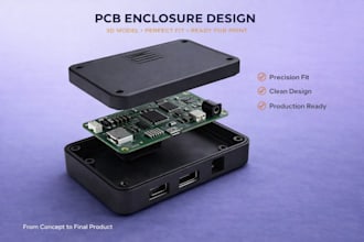 do pcb enclosure design 3d model pcb casing product design and 3d printing