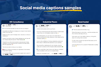 write social media captions that sound like your brand