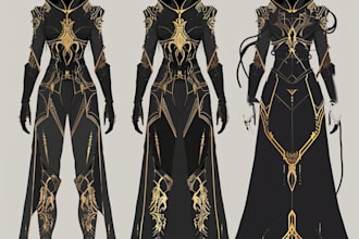 create your fashion, cosplay or character costume design