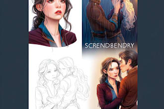 draw realistic character design