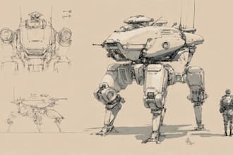 high quality robot, mecha concepts
