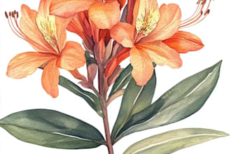 illustrate botanical linocut based on your request