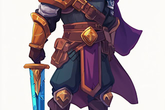 create your 2d characters and make a game