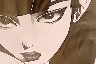 draw realistic pencil sketch from photo