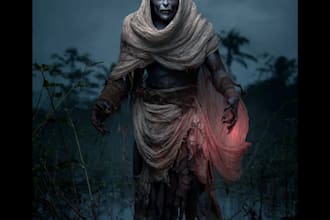 fantasy horror and fantasy horror character