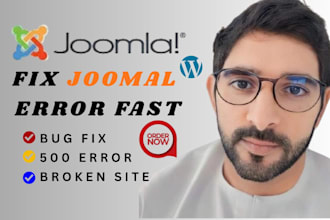 setup your joomla website errors bugs and issues to wordpress with full design