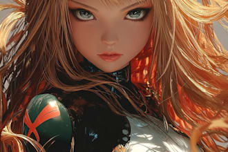 create a custom manga character drawing just for you