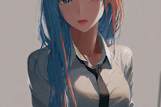 create high quality custom anime character art