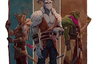 custom dnd character illustration