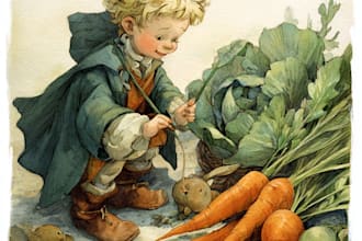 children story book illustration children story book