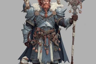 design fantasy character art and fantasy character art