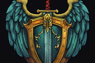 create a awesome fantasy logo