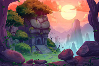 do amazing background art