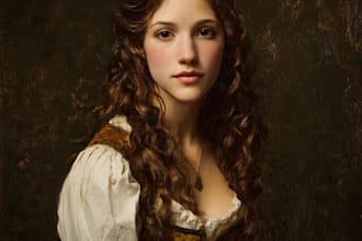 do renaissance art oil painting portrait