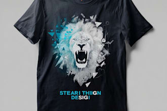 do custom typography tshirt design