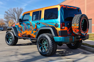 design a platinum quality vehicle wrap