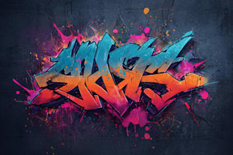 design mural art illustration wall graffiti art