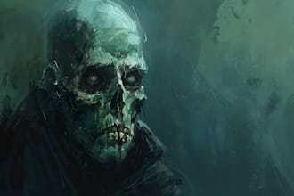 fantasy horror and fantasy horror character