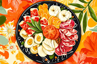 food pop art of your food pop art