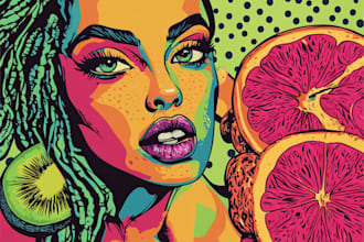 food pop art of your food pop art