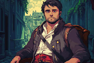 create pixel art character sprites for your game