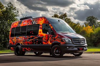 draw car wrap vehicle wrap truck wrap racing car wrap