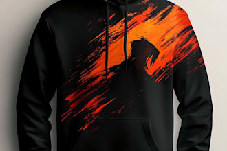 design for tshirt and hoodie streetwear style