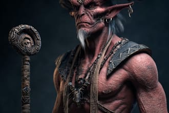 fantasy horror and fantasy horror character