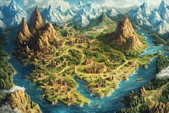 do fantasy map design