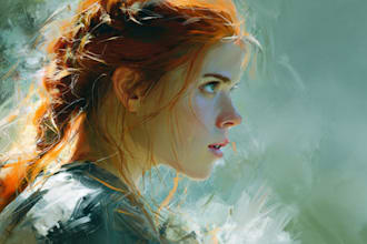 paint a professional digital painting illustration