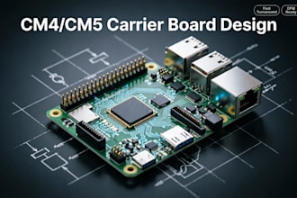 design raspberry pi cm4 cm5 carrier board pcb design with fast turnaround