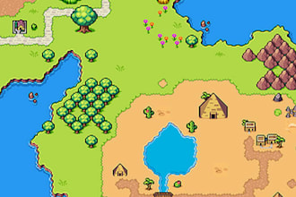 design custom map, pixel tiled map tlleset, tilemap for tiled using tiled editor