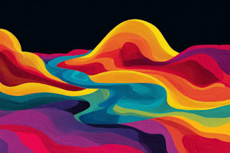 paint marvelous abstract color abstract portrait for yourself