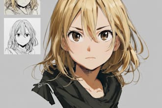 illustrate graphic novel comic book storyboard anime manga