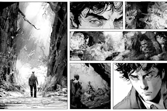 draw a comic page