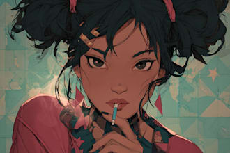 design custom anime or game style