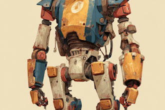 high quality robot, mecha concepts