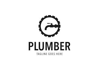 design a professional plumbing logo for your business