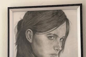 create a timelapse video of your portrait drawing