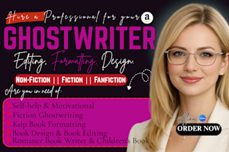 be ghostwriter, ebook writer, ebook ghostwriter book and ebook writer editing