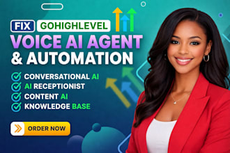 fix gohighlevel voice ai agent, conversational ai, ai receptionist, content ai