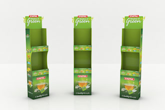 design 3d retail display, kiosk, pop posm and point of sale product displays