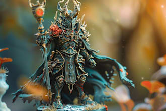paint your miniatures for warhammer or dnd