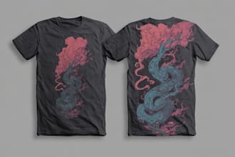 design custom polo shirt design and realistic mockup for you