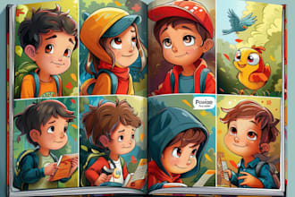 do children comic book design