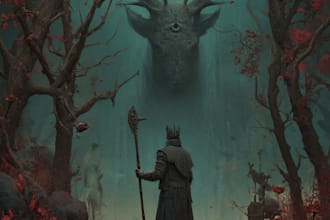 horror characters and dark fantasy monsters