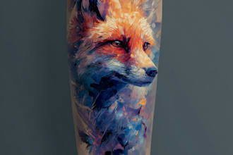 design a modern and minimalist tattoo design