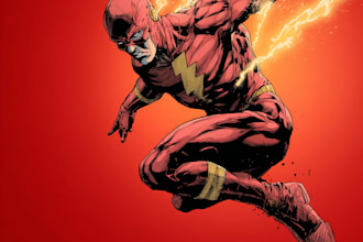 do superhero comic page