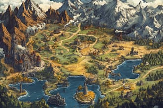 do fantasy map design